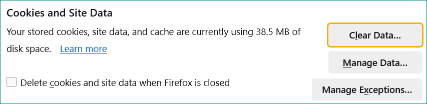 cache and cookies - firefox - cookies and site data.png